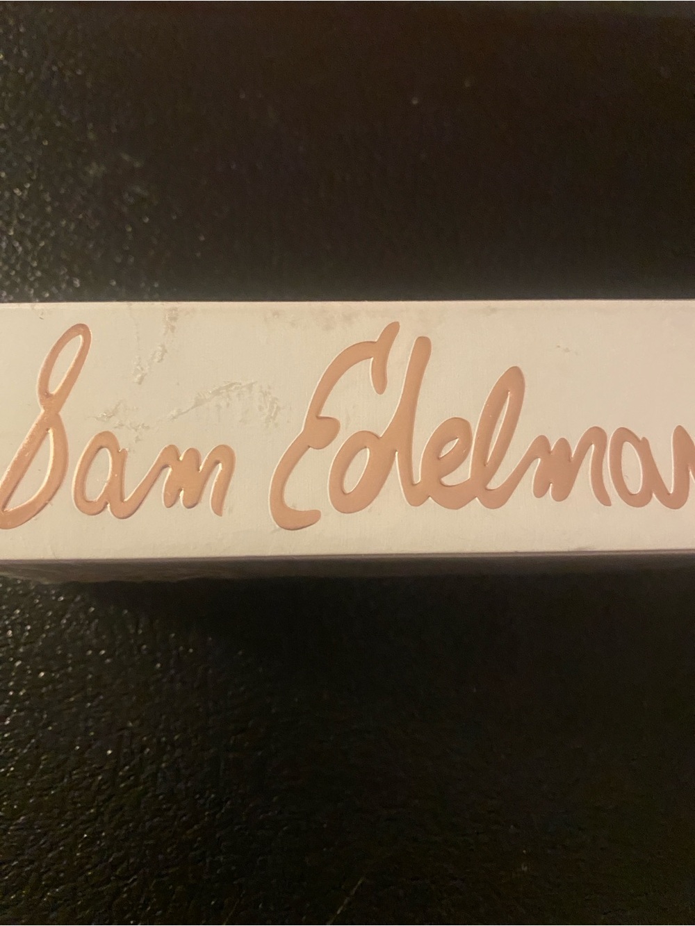 Sam Edelman Pink Script Logo on White Box fragrance Duet